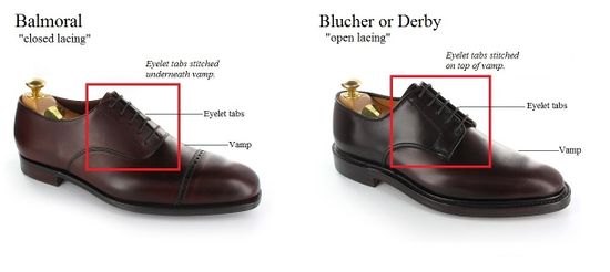 derby dress shoe style